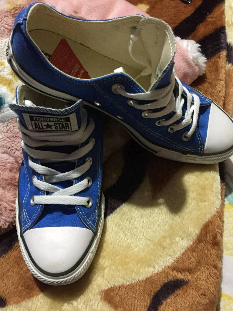 blue converse uk